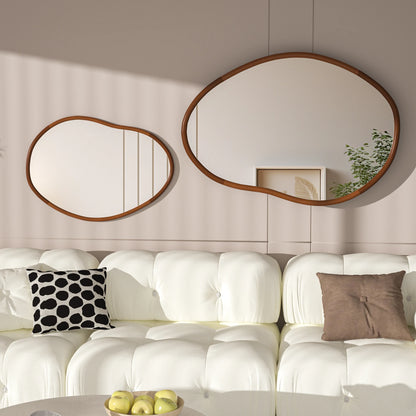 Miroir en Bois Naturel Organique