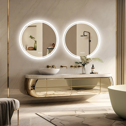 Miroir LED avec Fonction Antibuée et Éclairage Ajustable